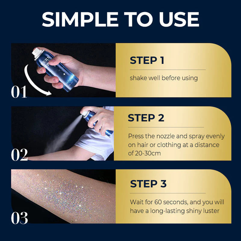 Shiny Body Glitter Spray