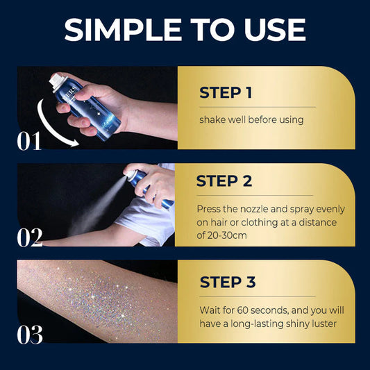 Shiny Body Glitter Spray